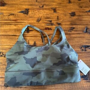 lululemon athletica Camo Green Sports Bra